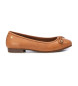 Carmela Ballerines en cuir 161791 marron