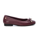 Carmela Ballerine in pelle 161791 bordeaux