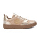 Carmela Leather trainers 161808 beige