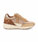 Carmela Sneakers i läder 161825 beige