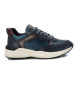 Carmela Leren sneakers 161839 marine