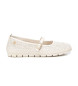 Carmela Ballerines en cuir 162080 blanc