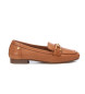 Carmela Bruin leren mocassins 162138