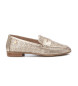 Carmela Gold leather loafers 162170