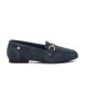 Carmela Leder-Slipper 162175 navy