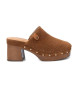 Carmela Leather clogs 162220 brown