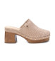 Carmela Leather clogs 162220 beige