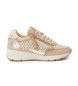 Carmela Leder Turnschuhe 162281 beige