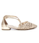 Carmela Ballerina pumps i läder 162319 guld