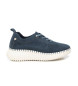 Carmela Leder Turnschuhe 162325 navy