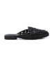 Carmela Lederclogs 162411 schwarz