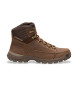 Caterpillar Botas Threshold Hiker em pele castanha