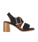 Chika10 Sandals Clarita 04 black -Heel height 8cm