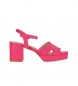 Chika10 Flora 15 Sandals Pink -Heel height 7cm
