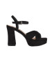 Chika10 Sandals Jolie 07 black -Height heel 11cm