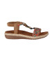 Chika10 Sandals New Canela 01 brown