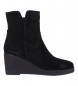 Chika10 Leather boots Challenger 07 Black
