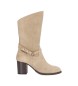 Chika10 Leather boots Spur 05 Sand