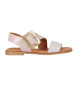 Chika10 Leather sandals Naira 20 Silver