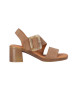 Chika10 Leren sandalen Nieuw Gotica 04 bruin