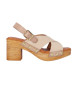 Chika10 San Marino 12 beige sandaler i läder