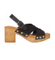 Chika10 San Marino Leather Sandals 12 black