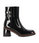 Chika10 Bottines en cuir Re Fresno 04 Noir