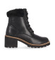 Chika10 Bottines en cuir Re Pelote 01 Noir