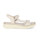 Chika10 Homer læder-sandaler 01680 hvid