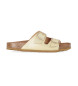 Chika10 Konil 01 sandaler i gyldent læder