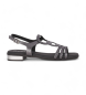 Chika10 Leather Sandals St Arya 5339 grey