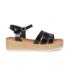 Chika10 Leather Sandals St Carly 5439 black