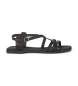 Chika10 Usnjene sandale St Marquesa 5316 black