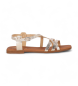 Chika10 Leren sandalen St Marquesa 5316 goud