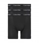 Calvin Klein 3-pack långa svarta boxershorts 