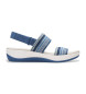 Clarks Arla Stroll Sandals blue, white