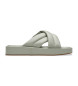 Clarks Alda Glide zeleni usnjeni sandali