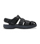 Clarks Saltway Cove Usnjene sandale črne barve