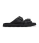 Clarks Solsbury Riemchensandalen aus Leder schwarz