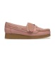 Clarks WallabeeEVOSea Leder Mokassins rosa