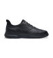 Clarks Mullan Easy Sneakers in pelle nera