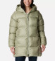 Columbia Puffect mid length quilted jacket green
