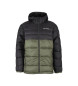 Columbia Giacca isolante con cappuccio Buck Butte Verde, Nera