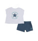 Converse Set All Stars bianco e blu navy