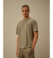 C.P. Company T-shirt 30/1 Jersey Kurzarm Logo beige