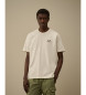 C.P. Company T-shirt 30/1 Jersey Kurzarm Logo weiß
