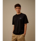 C.P. Company T-shirt 30/1 com logótipo na manga preto