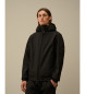 C.P. Company Black hooded jacket