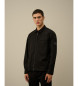 C.P. Company Gabardine Zipped Overshirt Jacket black