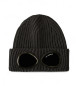 C.P. Company Extrafine Merino goggle muts donkergrijs